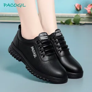 Women's Easy To Wear White Soft Sole Casual Shoes