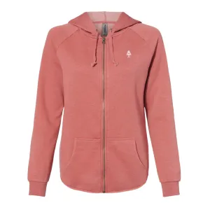 Women's Embroidered Tree Full Zip