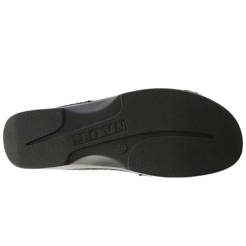 Women's Naot | Rome Slip On Sandal | Polar Sea Leather