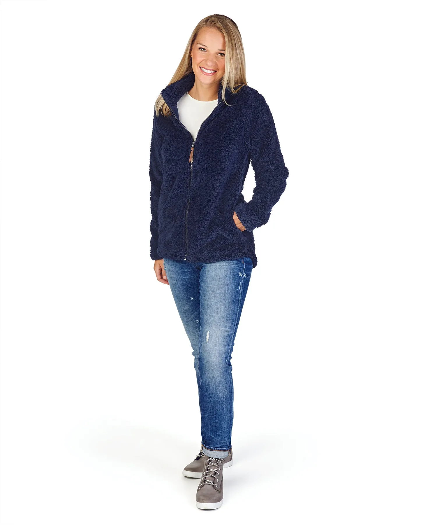 WOMEN'S NEWPORT FULL ZIP FLEECE JACKET W/BSS® Seal