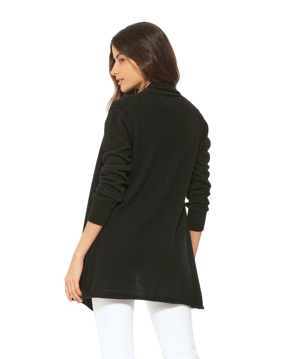 Women's Pure Cashmere Open Front Cardigan Jeans