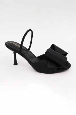 Women's Satin Heel with Bow- JOY30