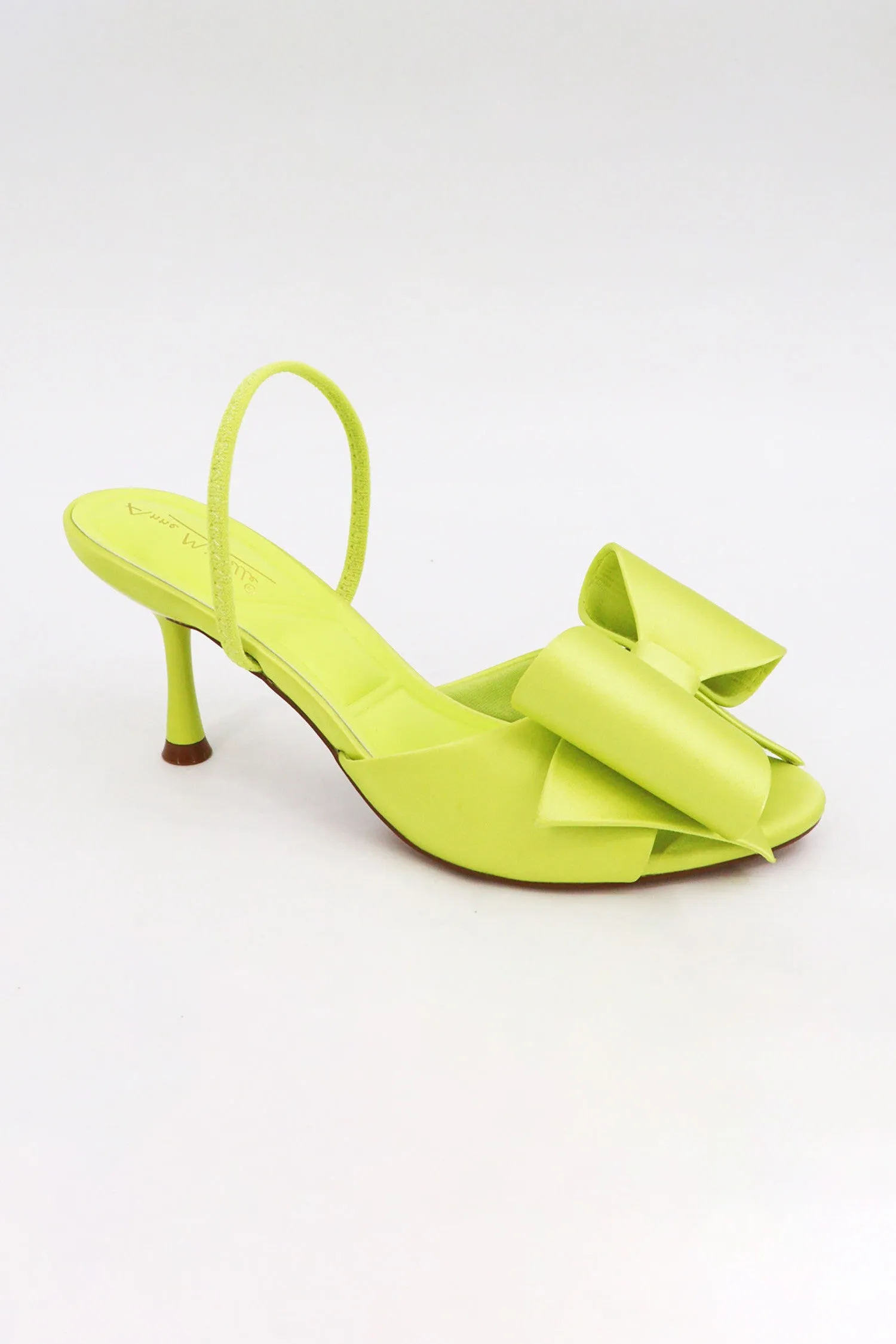 Women's Satin Heel with Bow- JOY30