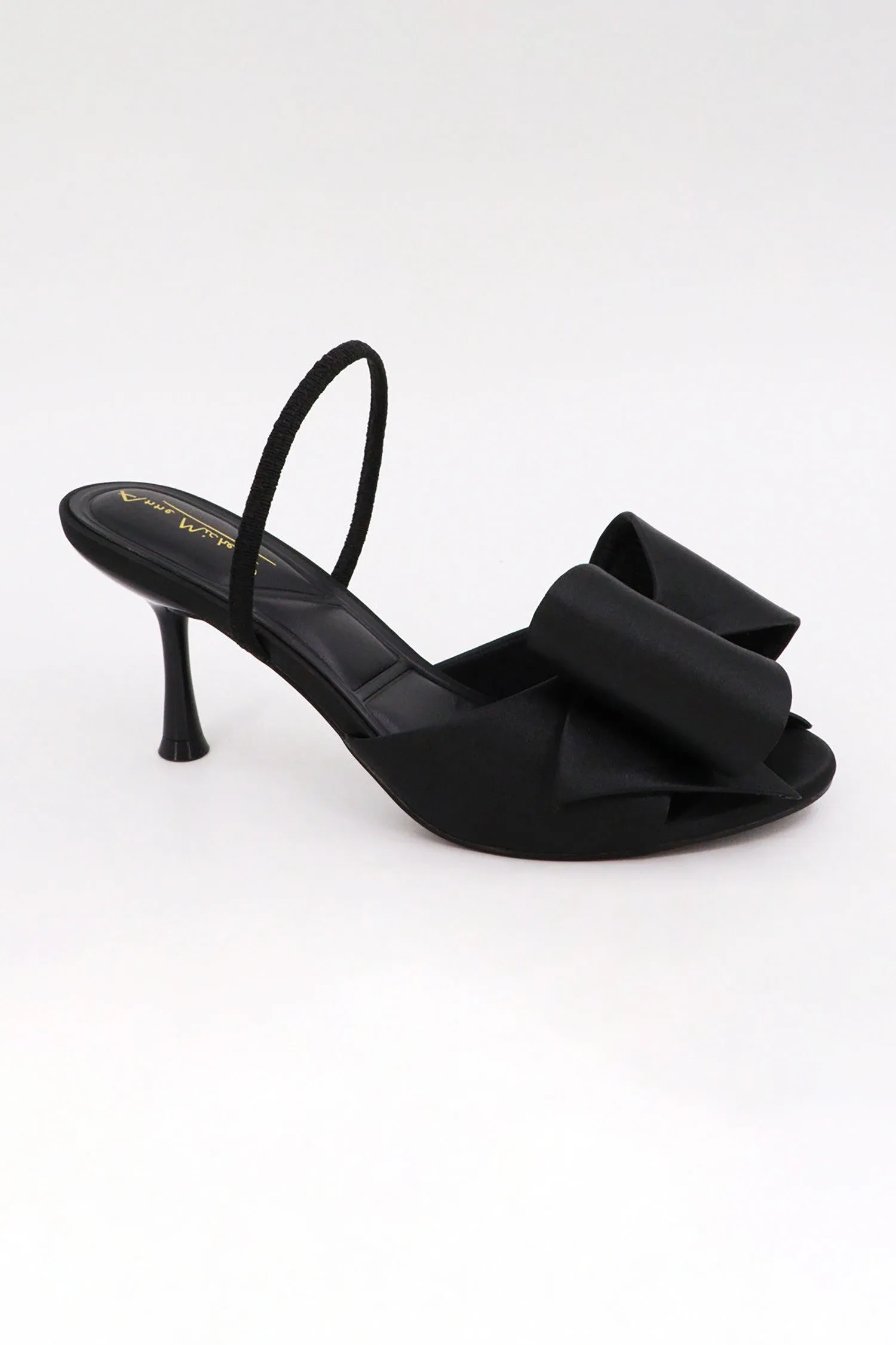 Women's Satin Heel with Bow- JOY30