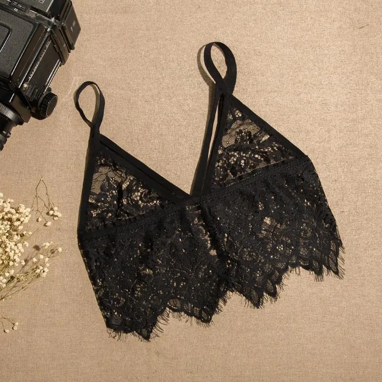 Women's Sexy Lace Crochet Bralet