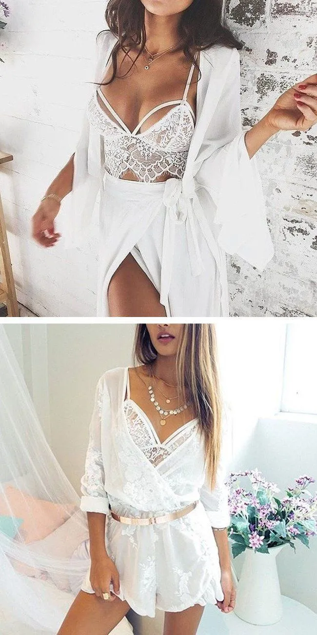 Women's Sexy Lace Crochet Bralet