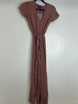 Womens Size Sm Misses Brown One Clothing Romper