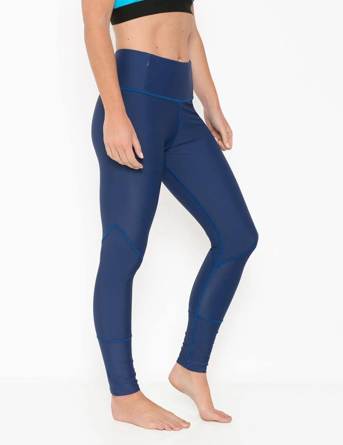 Women's Swim Legging (Regular & Plus Size) - Royal