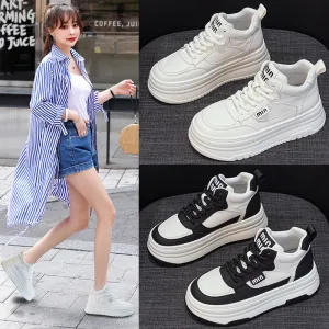 Women's Thick-soled Hidden White Summer Breathable Mesh Casual Shoes