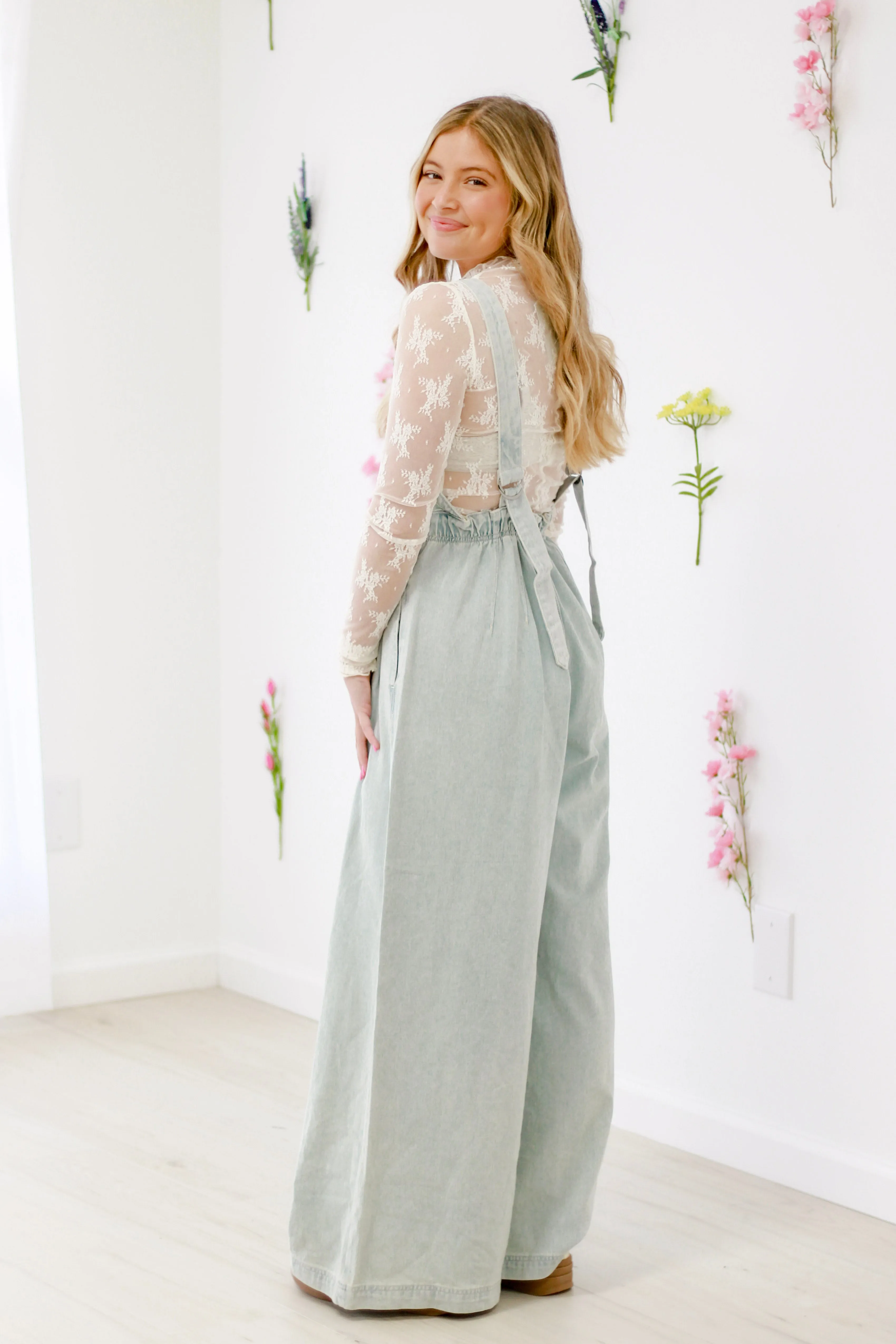 Won't You Be Mine Denim Jumper