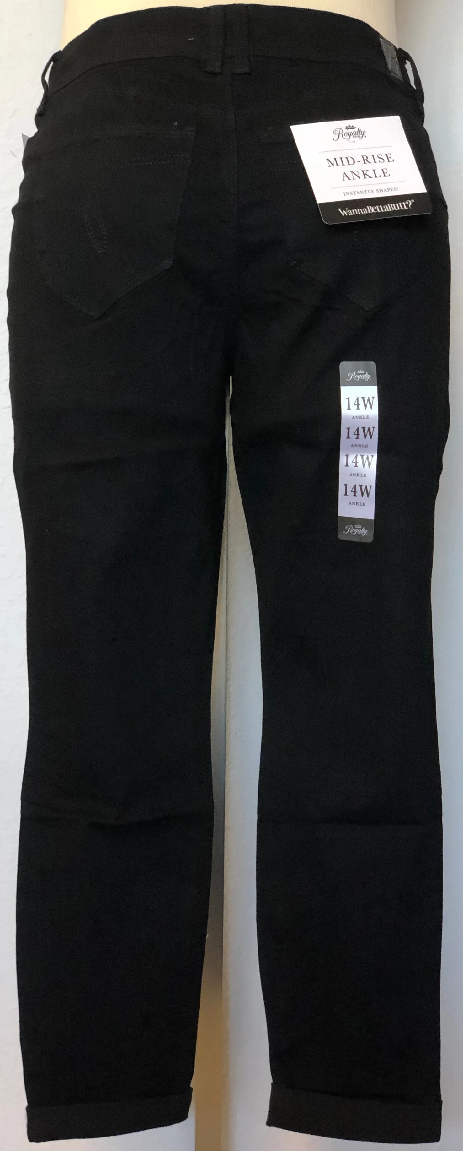 WWB 2 BNT MID RISE ANKLE  JEAN