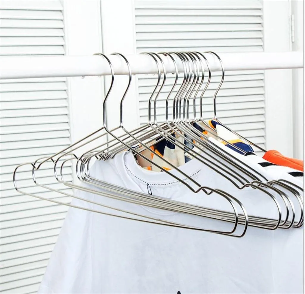 WWZY Stainless steel Hanger Non-slip No trace Multifunction hangers (pack of 20) , 42cm