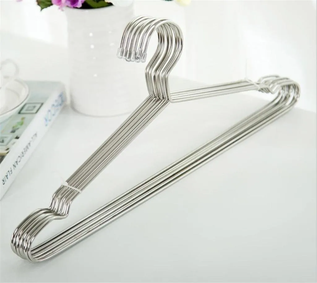 WWZY Stainless steel Hanger Non-slip No trace Multifunction hangers (pack of 20) , 42cm