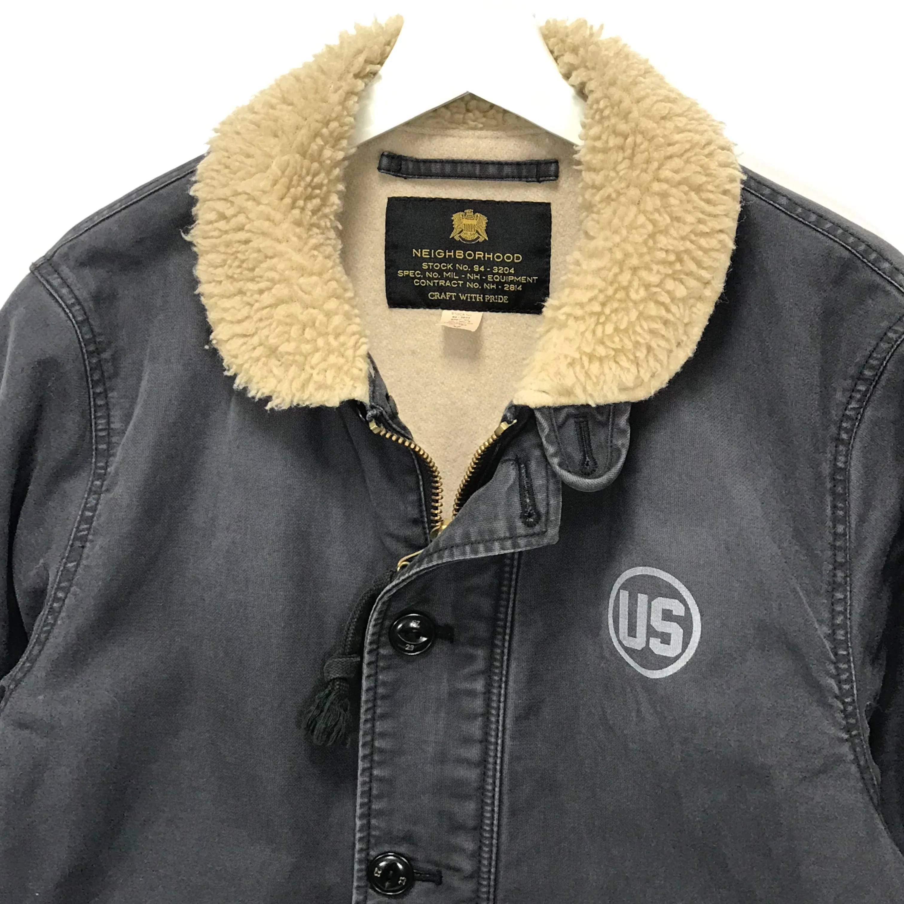 [XL] Neighborhood 15AW N-1D Deck Jacket Navy