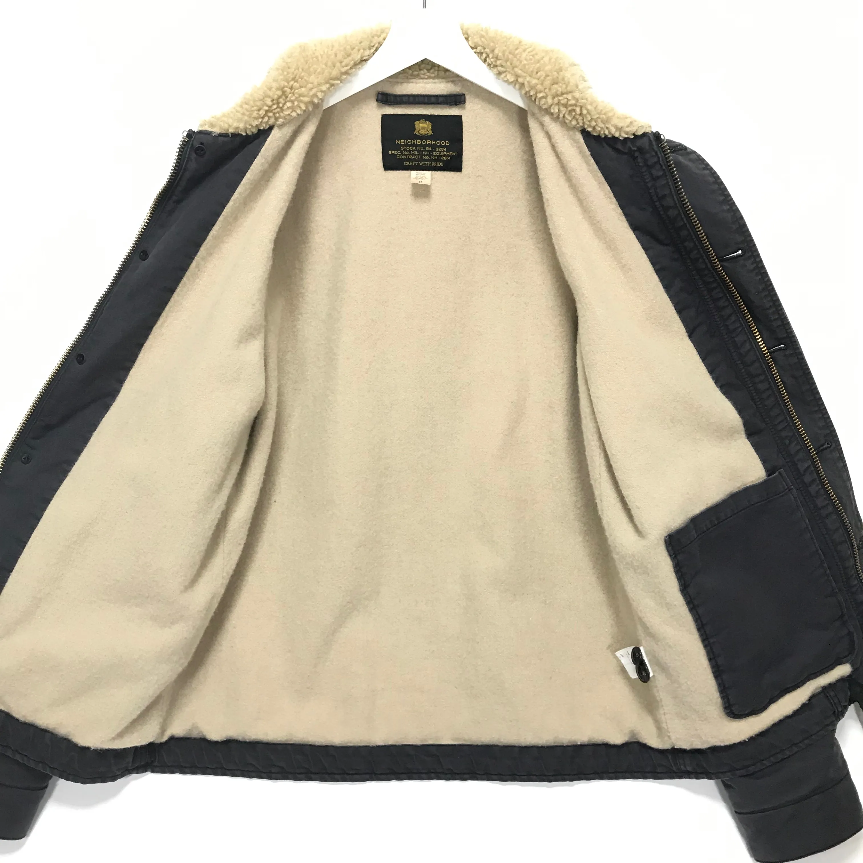 [XL] Neighborhood 15AW N-1D Deck Jacket Navy