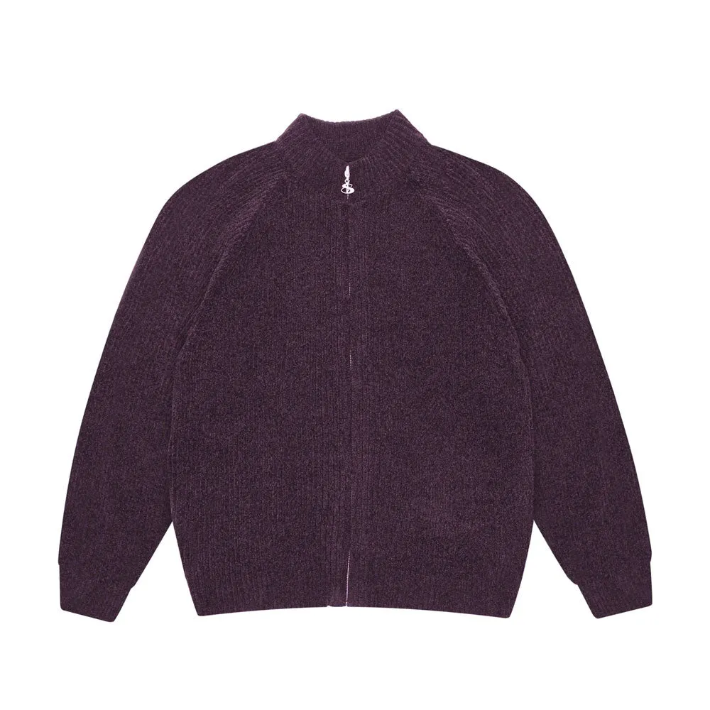 Yardsale 'Phantasy Chenille' Full Zip Jacket (Purple)