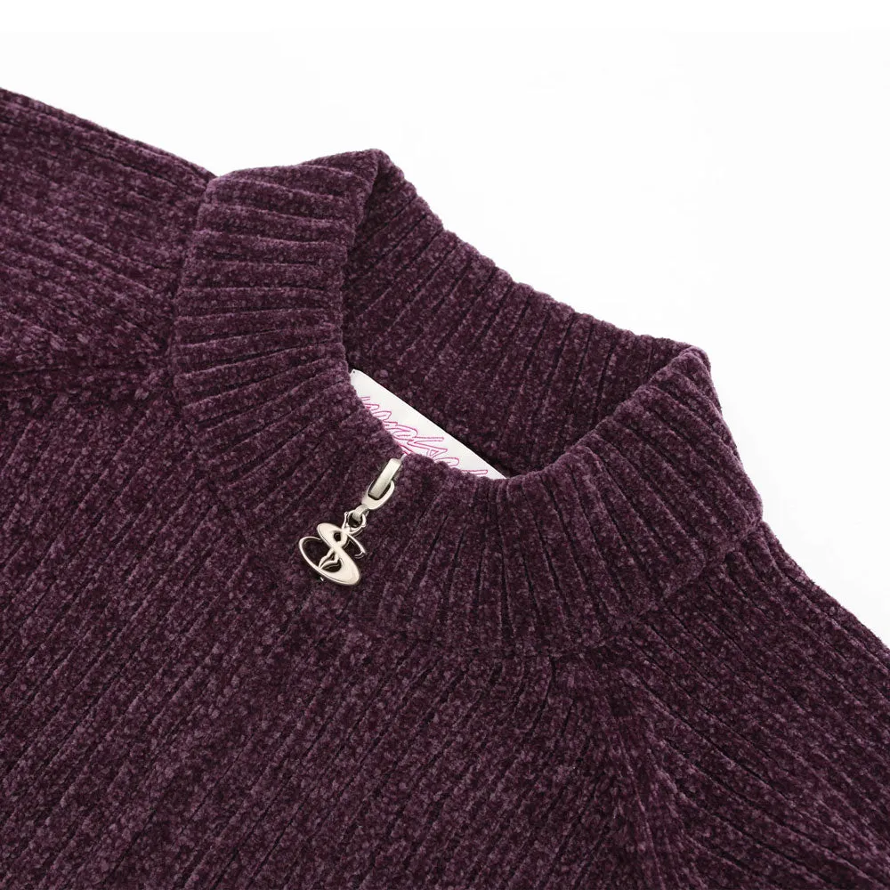 Yardsale 'Phantasy Chenille' Full Zip Jacket (Purple)