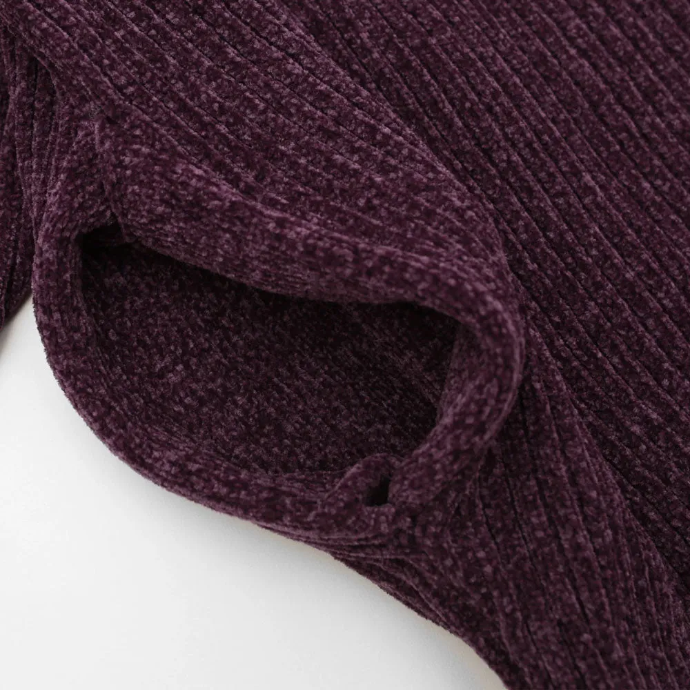 Yardsale 'Phantasy Chenille' Full Zip Jacket (Purple)