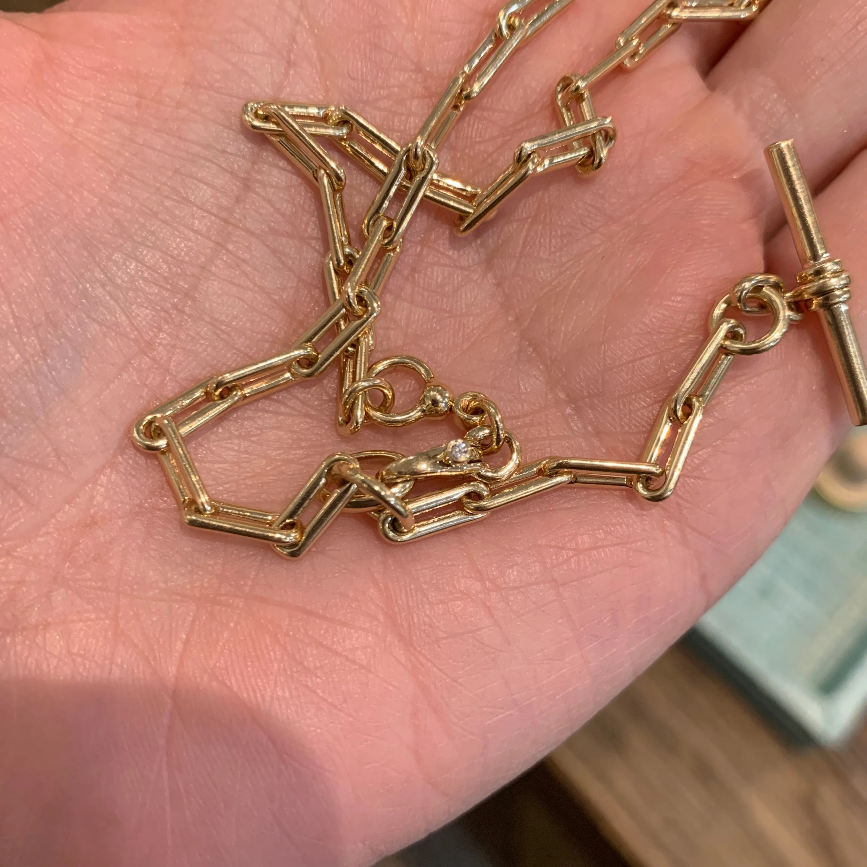 Yellow Gold Link Chain Choker