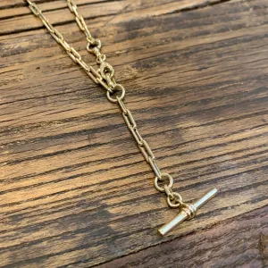 Yellow Gold Link Chain Choker