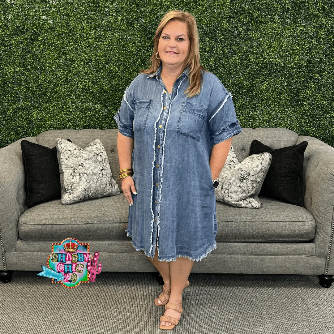 You Had Me At Denim Dress