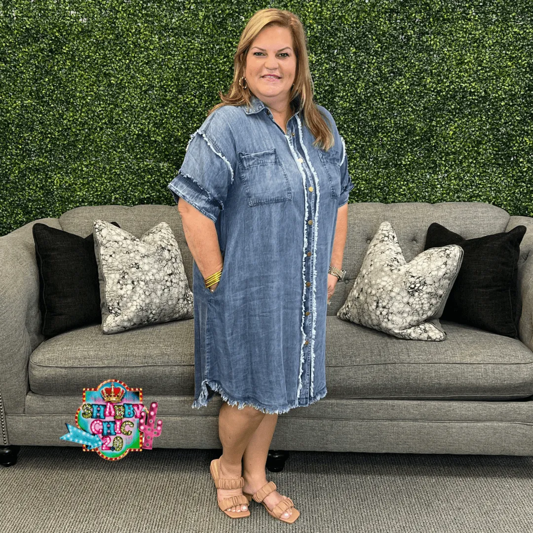 You Had Me At Denim Dress