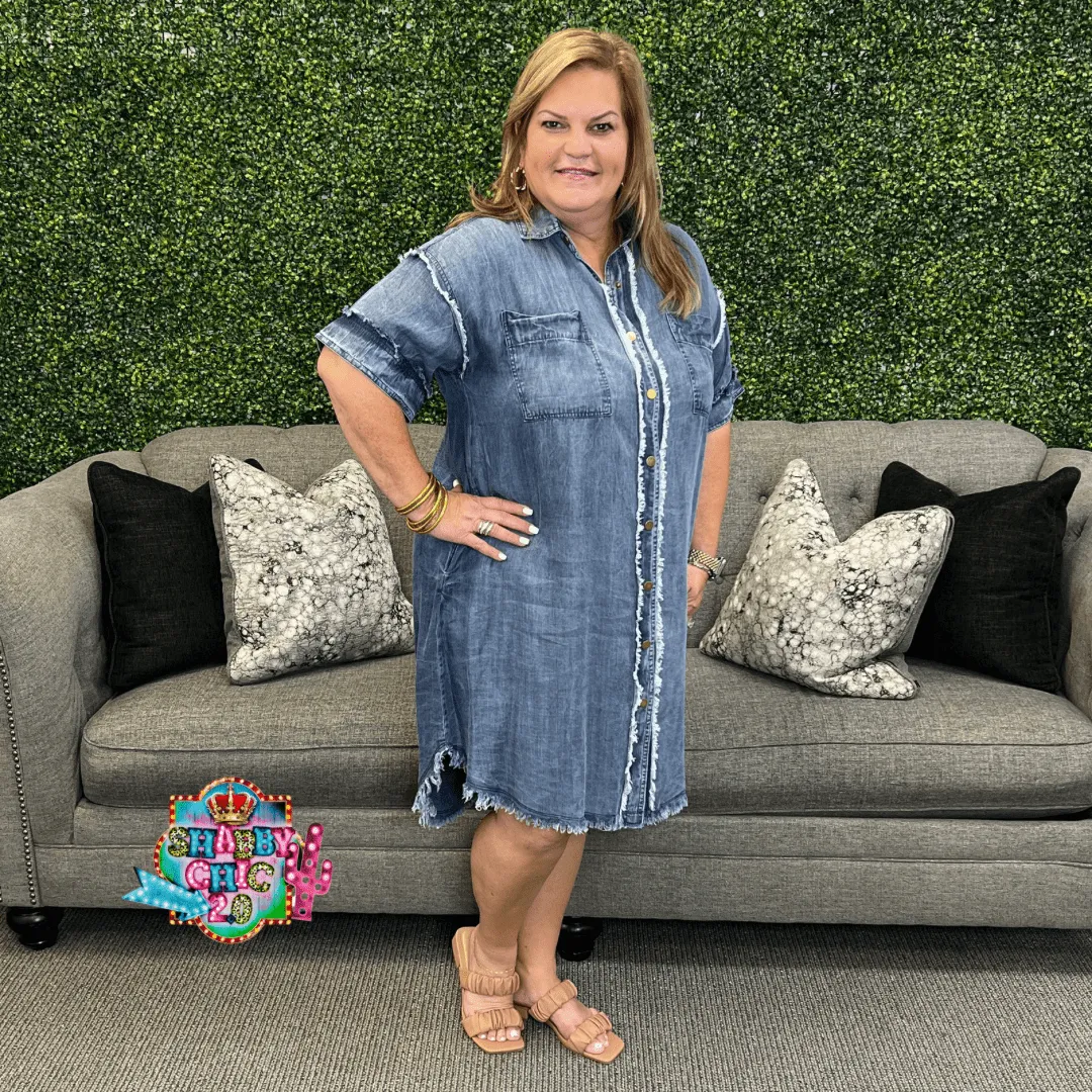 You Had Me At Denim Dress