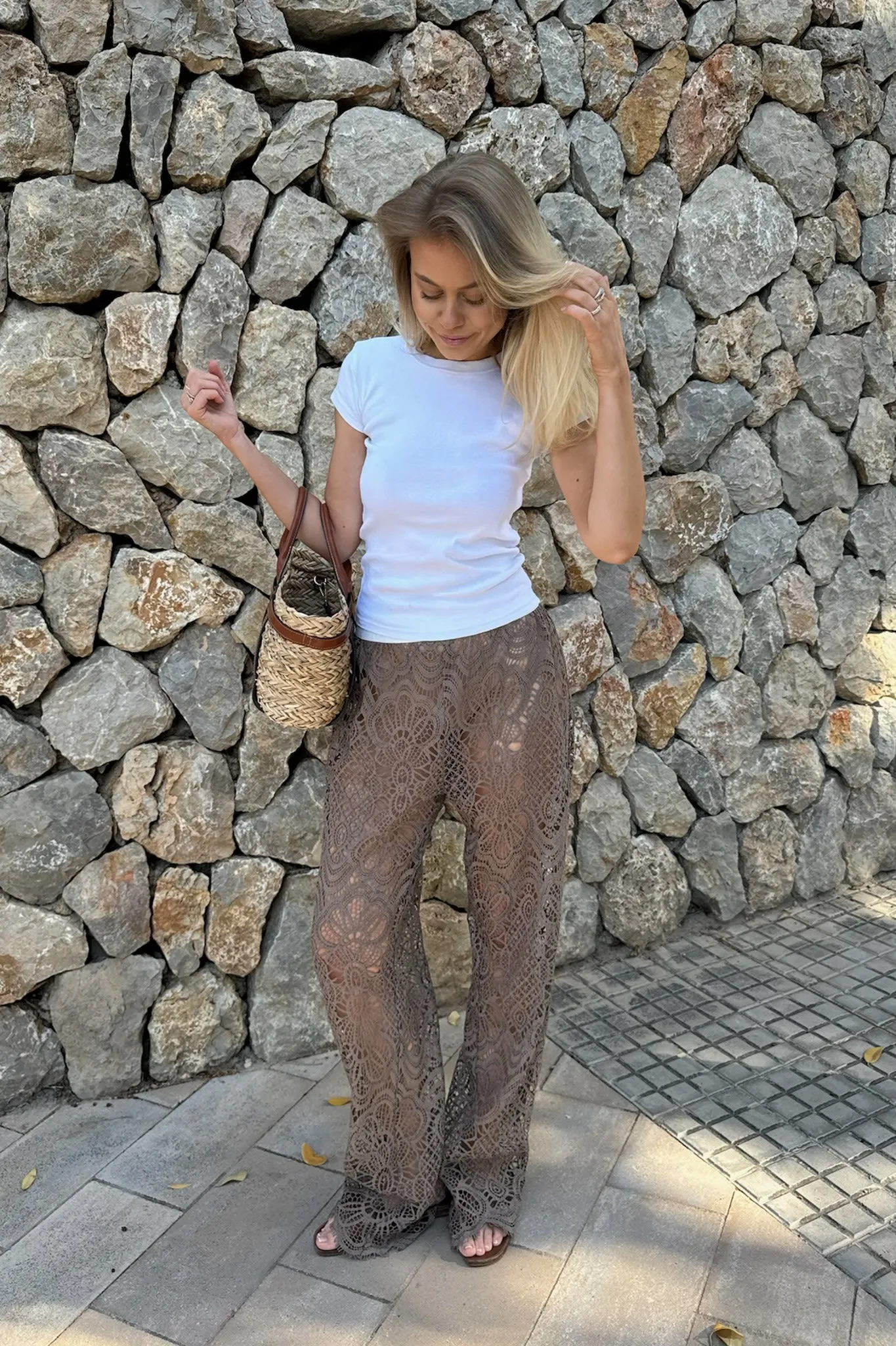 ZhannaIC Bukser - Brun Blonde