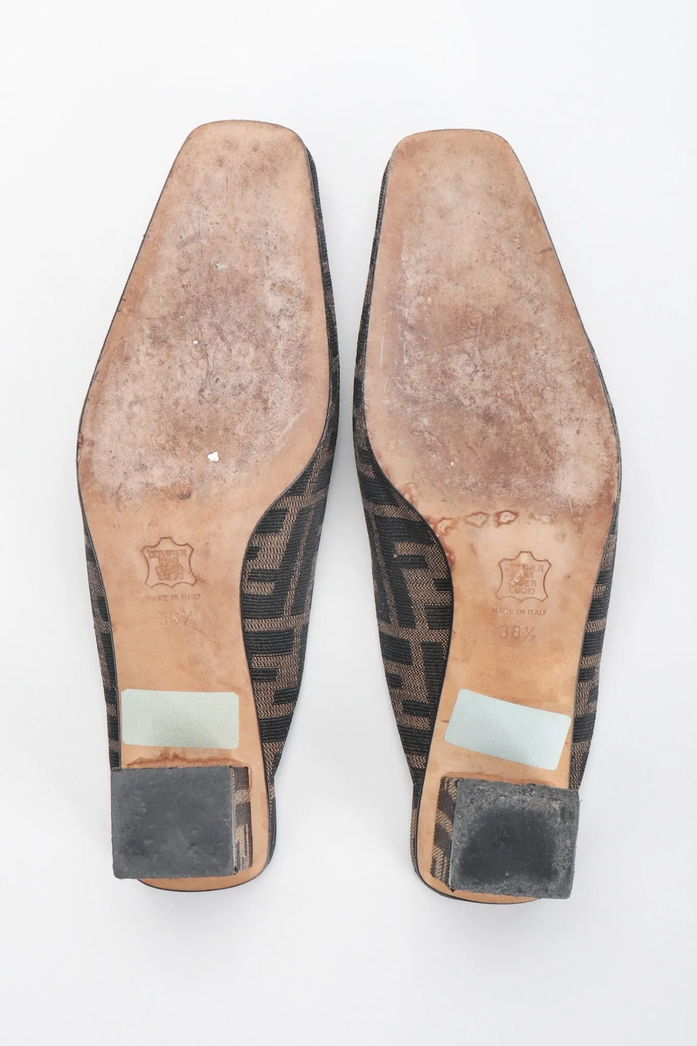 Zucca Block Heel Mules