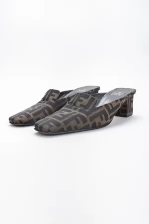 Zucca Block Heel Mules