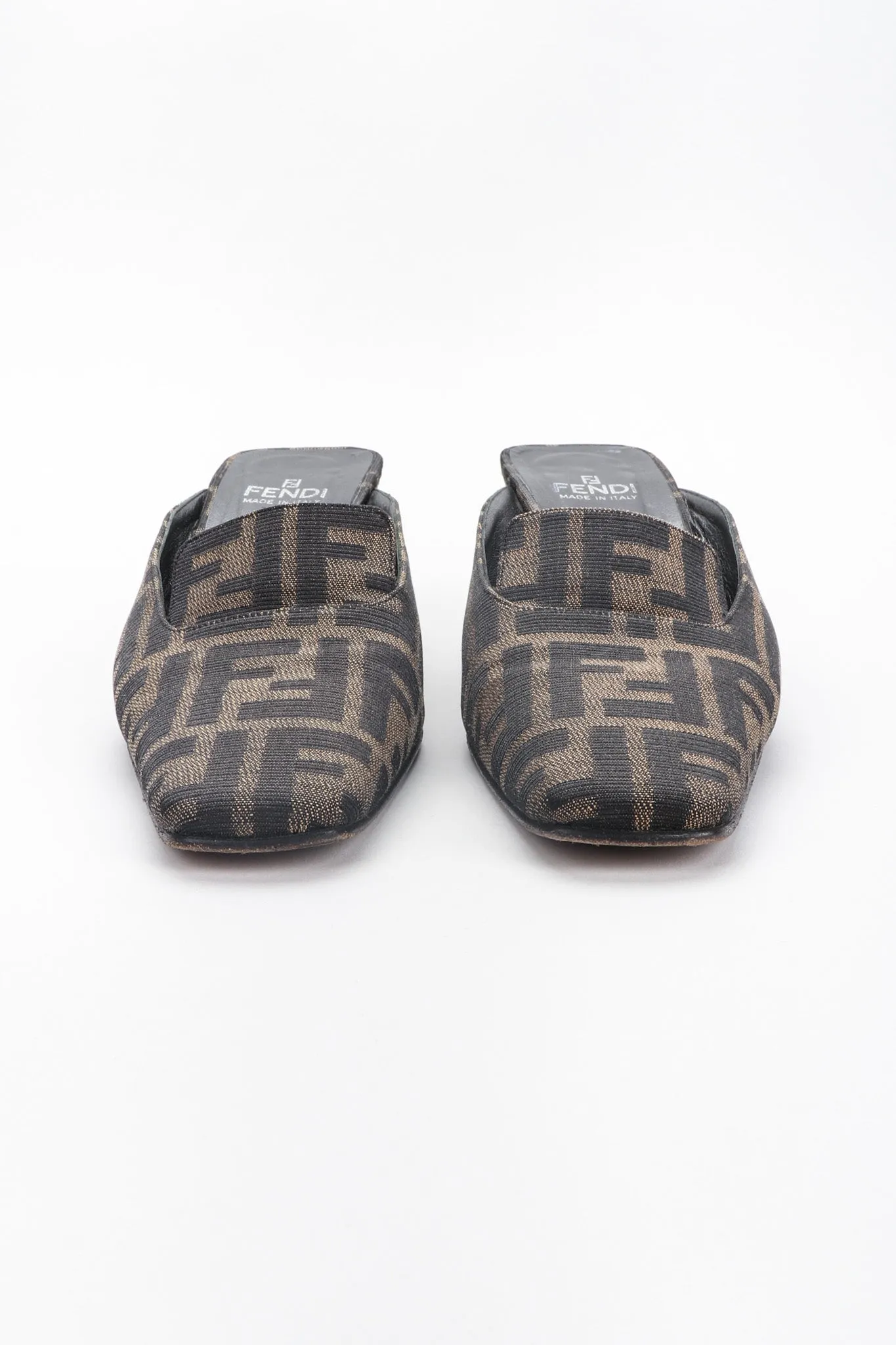 Zucca Block Heel Mules